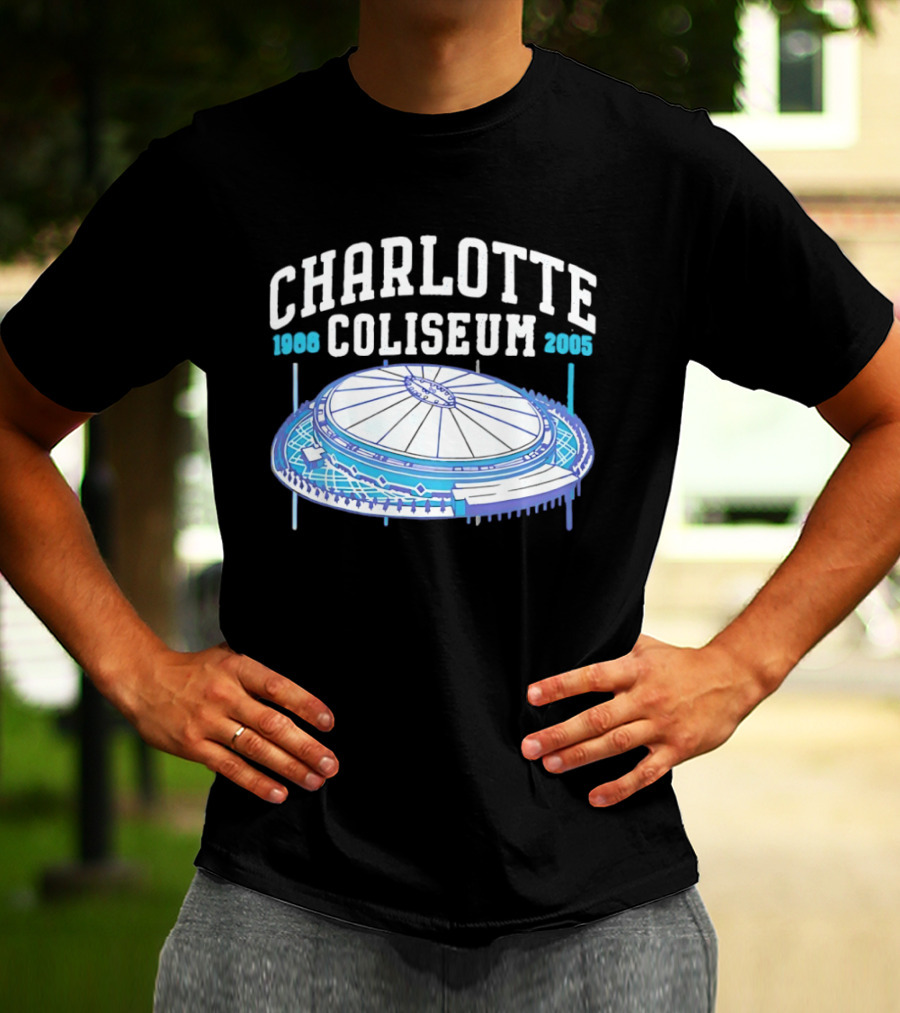 Charlotte Coliseum 1988 2005 Stadium Historic Legacy T-Shirt