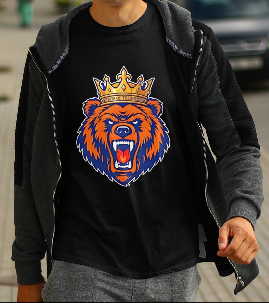 Chicago Bears Kings Of The North Bear Wear The Crown T-Shirt