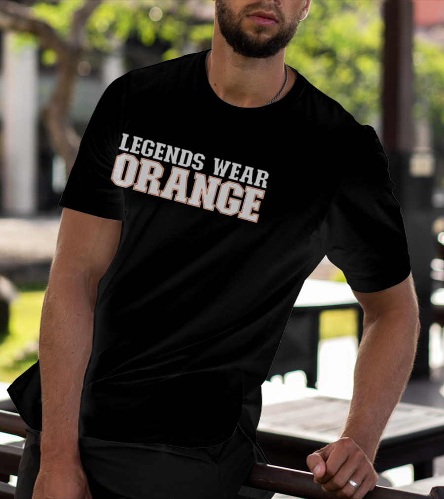 Legends Wear Orange Bold T-Shirt