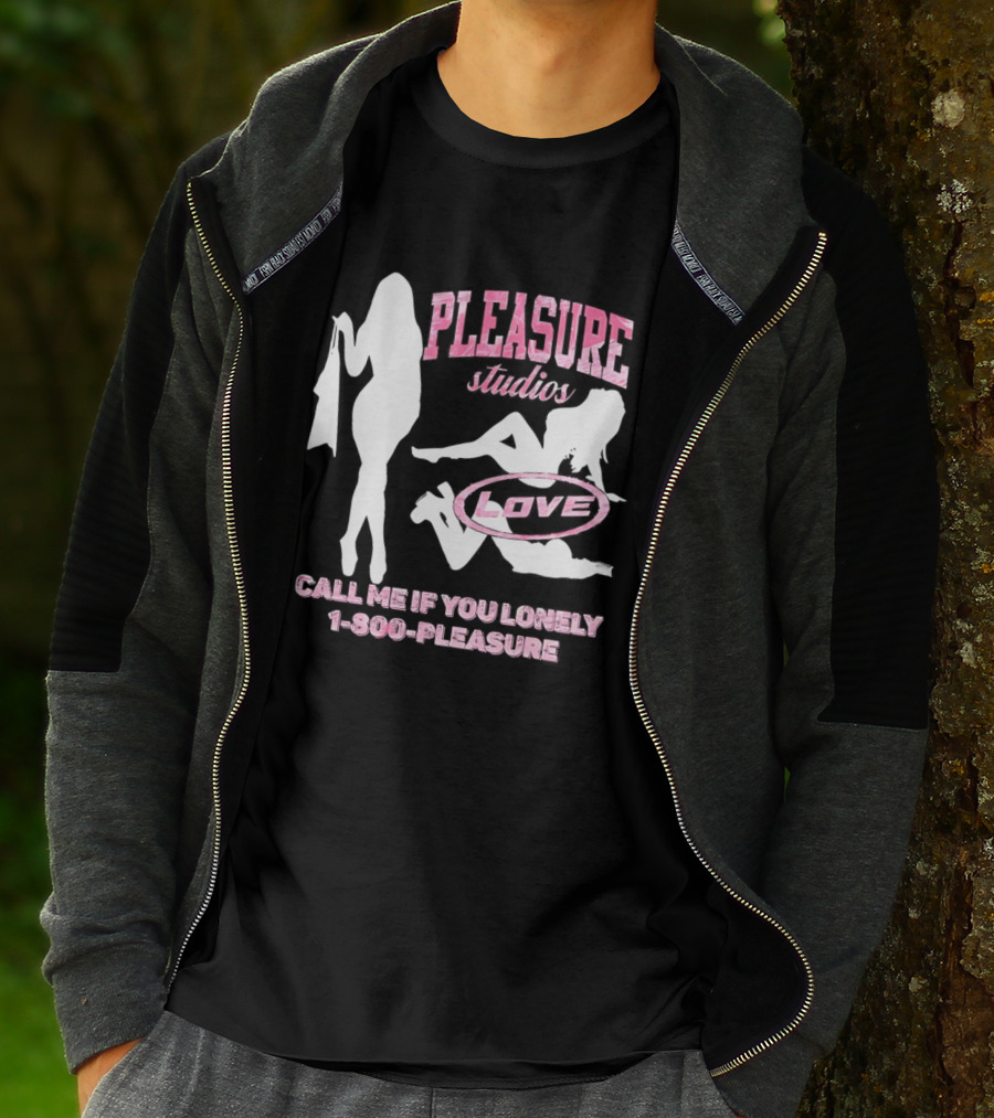 Pleasure Studios 1 800 Pleasure Love Call Me If You Lonely T-Shirt