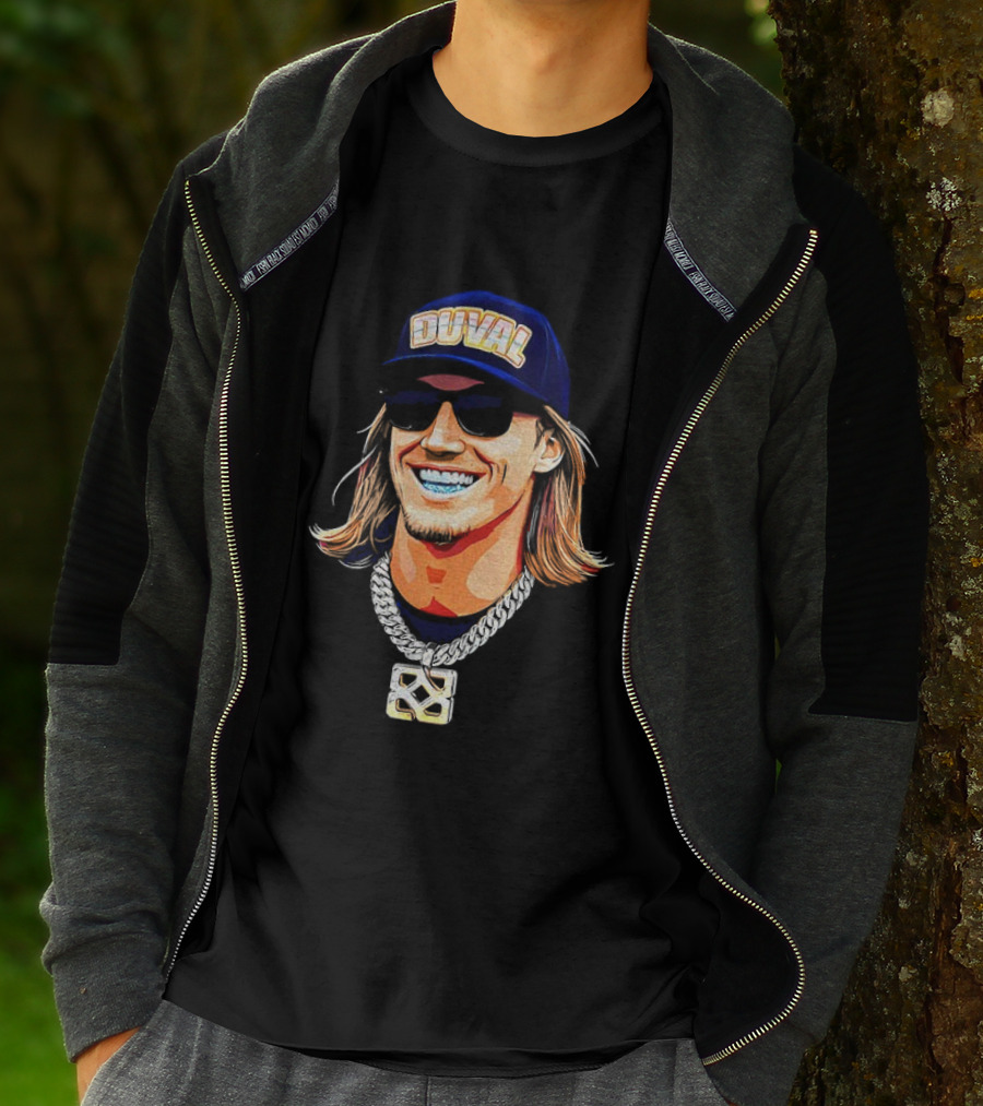 Duval Jacksonville Jaguars QB Trevor Lawrence Steezy Trev T-Shirt