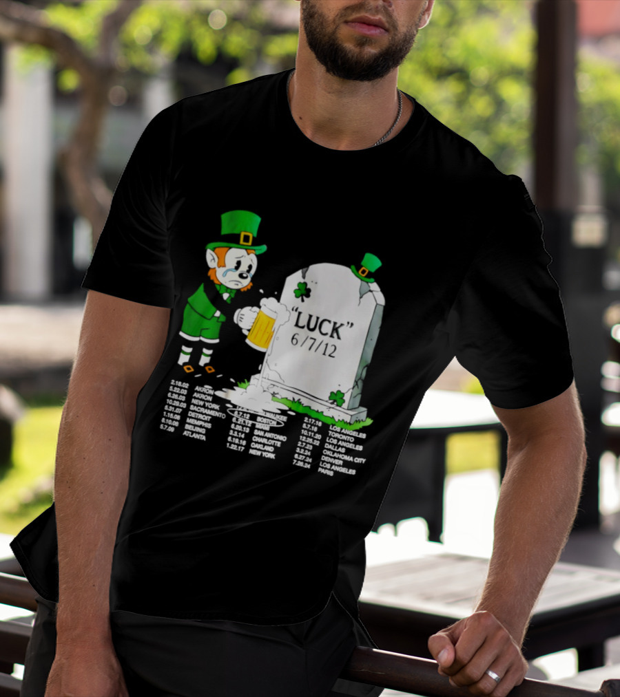 Leprechaun LeBron James Green With Envy Luck St. Patrick's Day 6 7 12 T-Shirt