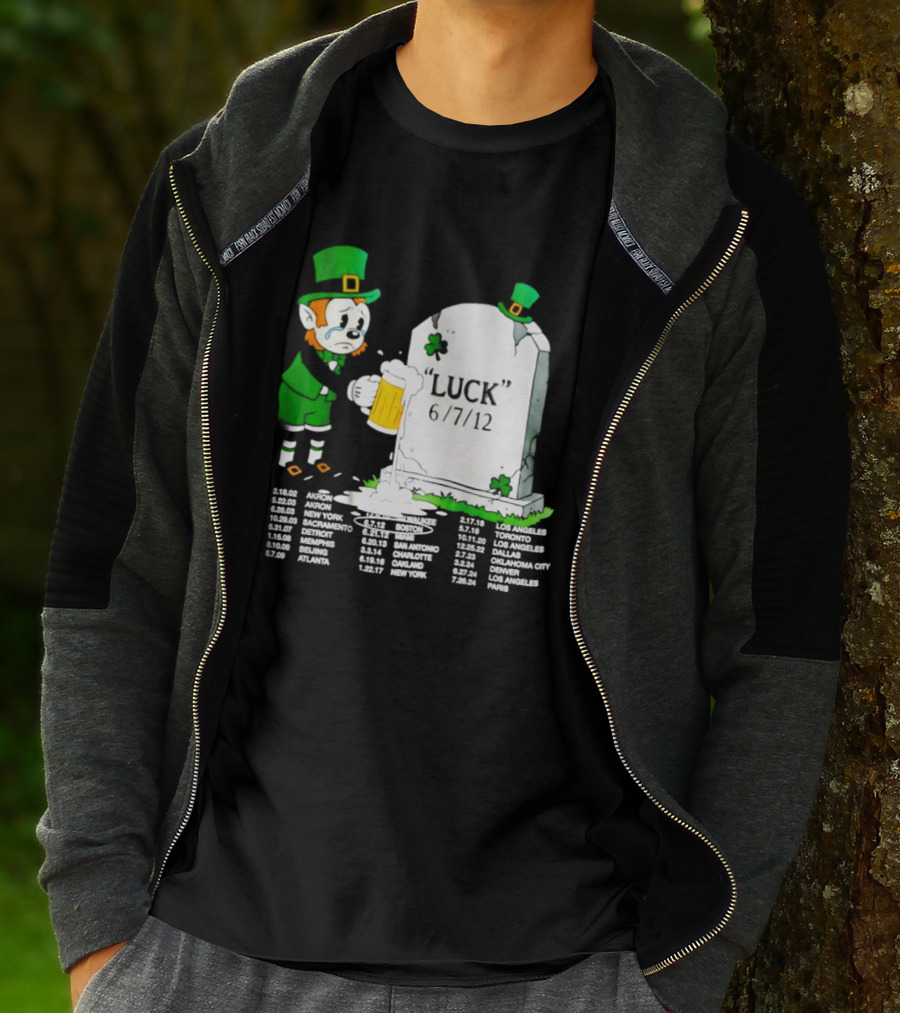 Leprechaun LeBron James Green With Envy Luck St. Patrick's Day 6 7 12 T-Shirt