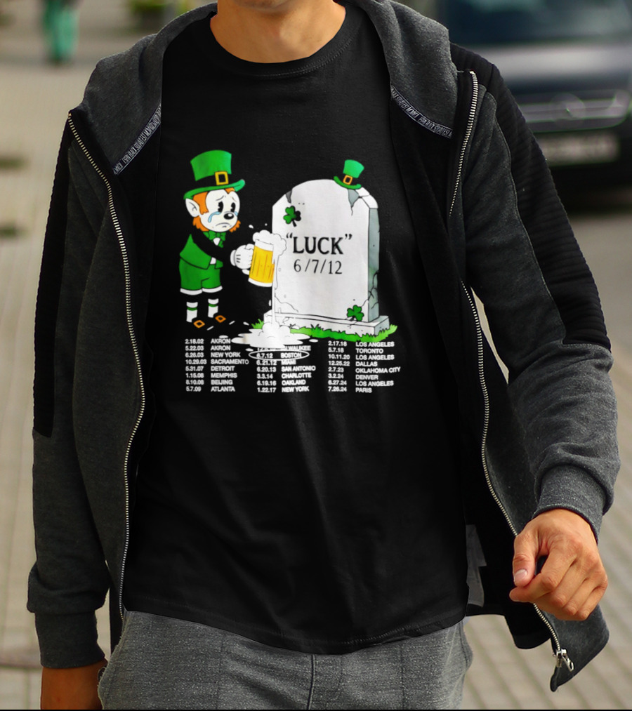Leprechaun LeBron James Green With Envy Luck St. Patrick's Day 6 7 12 T-Shirt