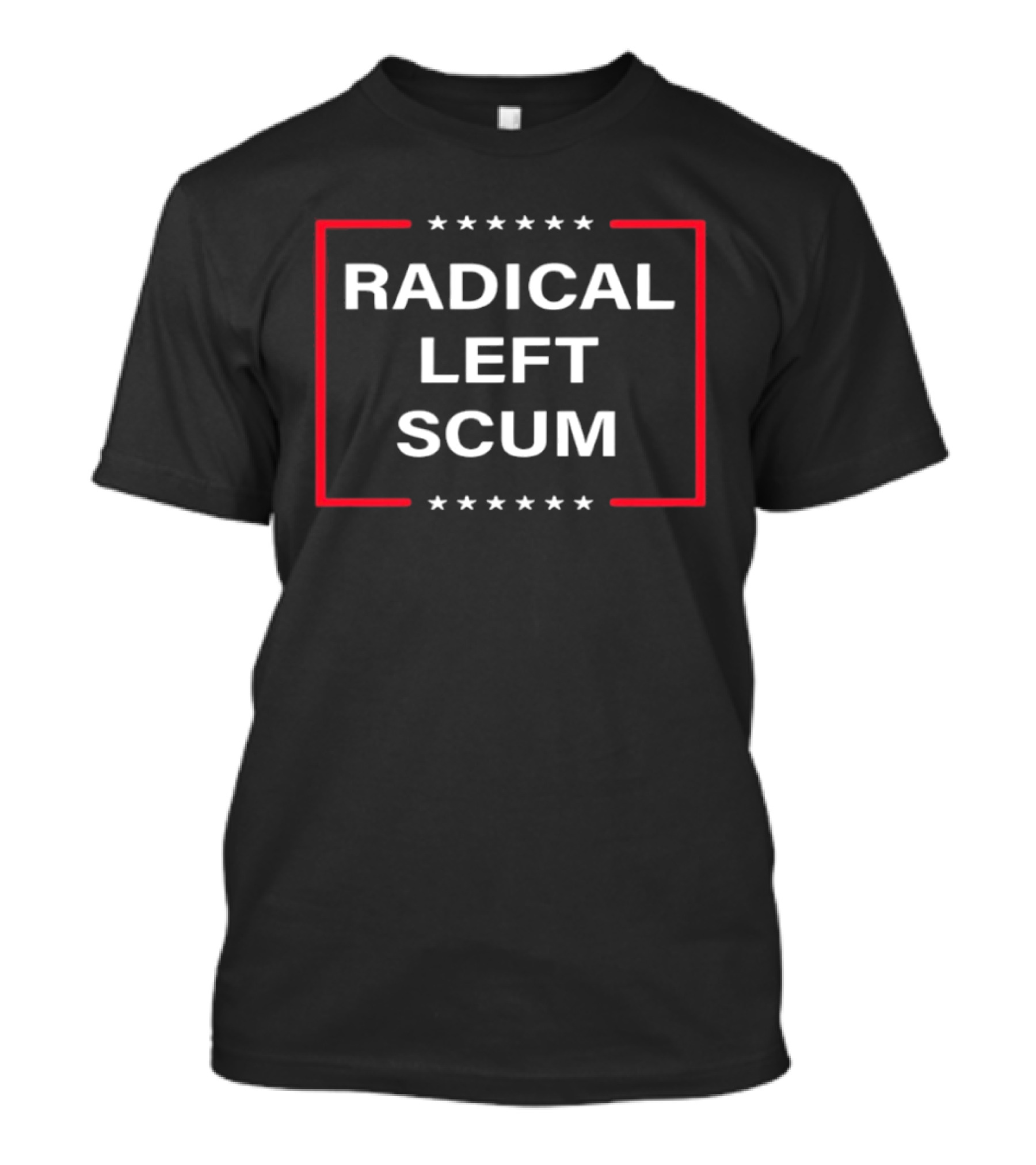 Radical Left Scum Vintage Stars Frame T-Shirt
