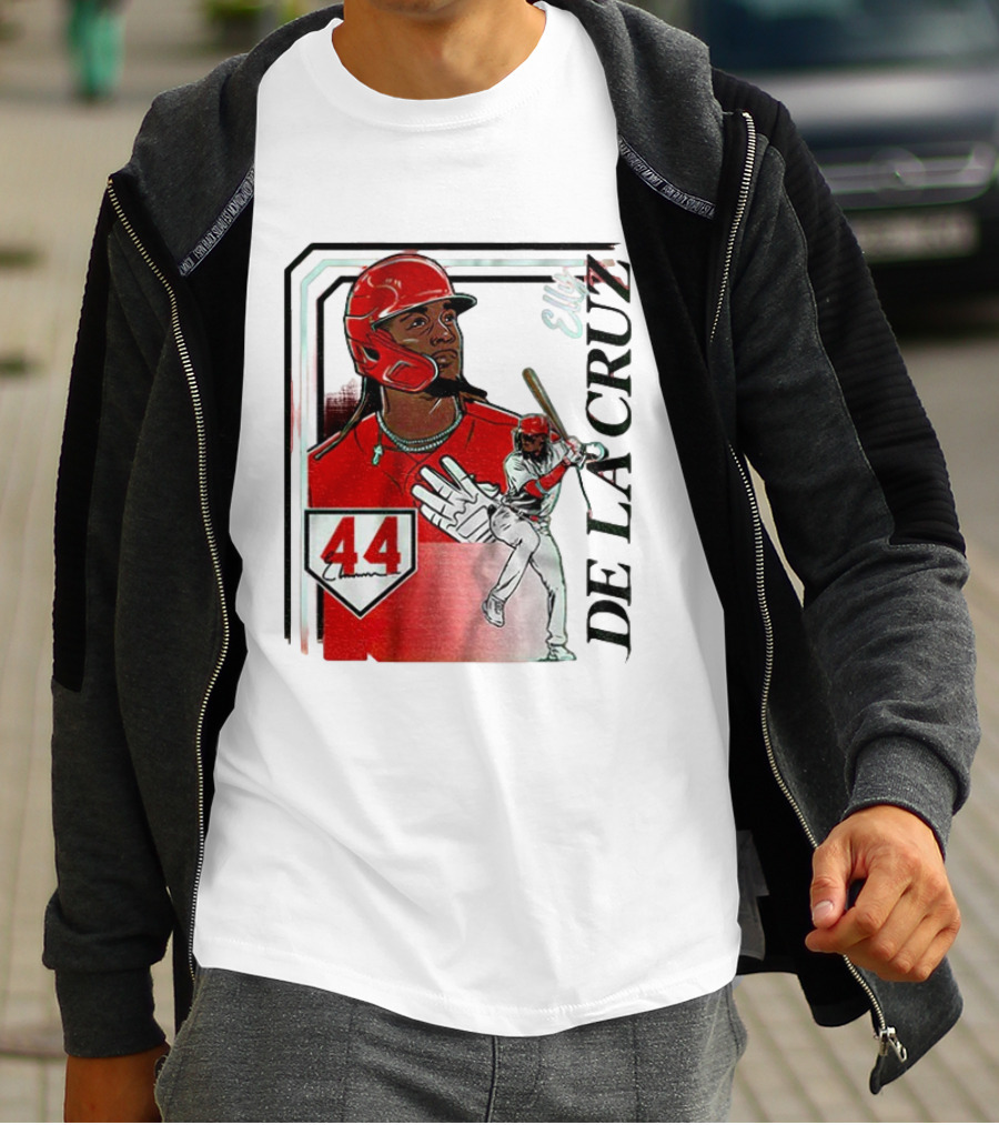 Elly De La Cruz Number 44 Reds Collage Frame MLB T-Shirt