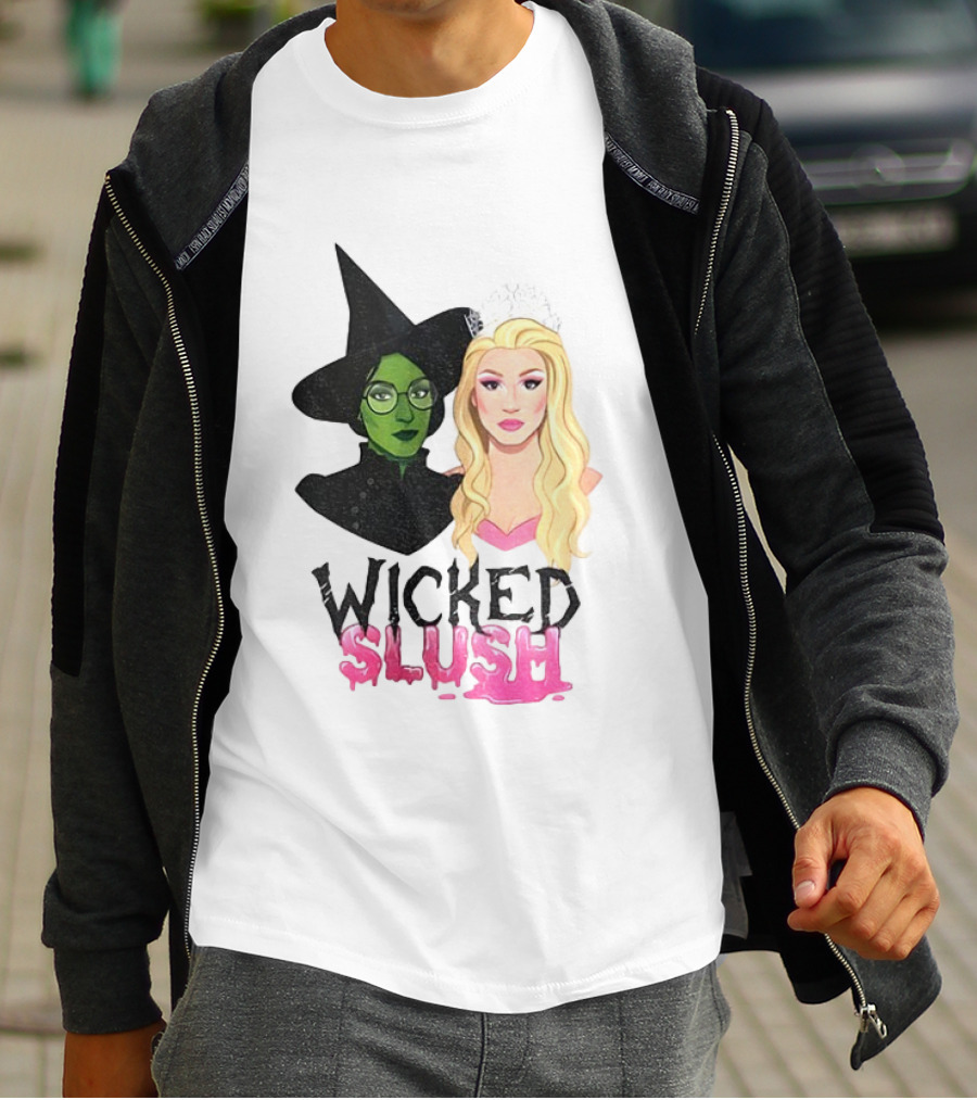 Wicked Slush Elphaba Glinda Disney Noobz T-Shirt