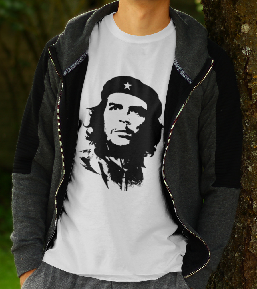 Che Guevara Big Head Argentine Marxist Revolutionary Iconic Stencil T-Shirt