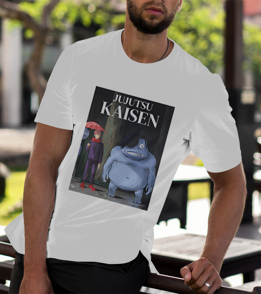 Jujutsu Kaisen Meets Totoro Anime T-Shirt