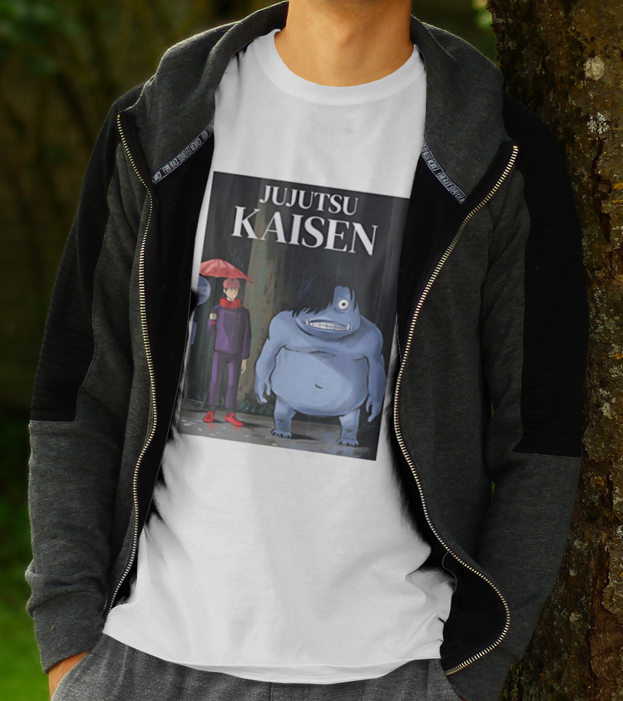 Jujutsu Kaisen Meets Totoro Anime T-Shirt