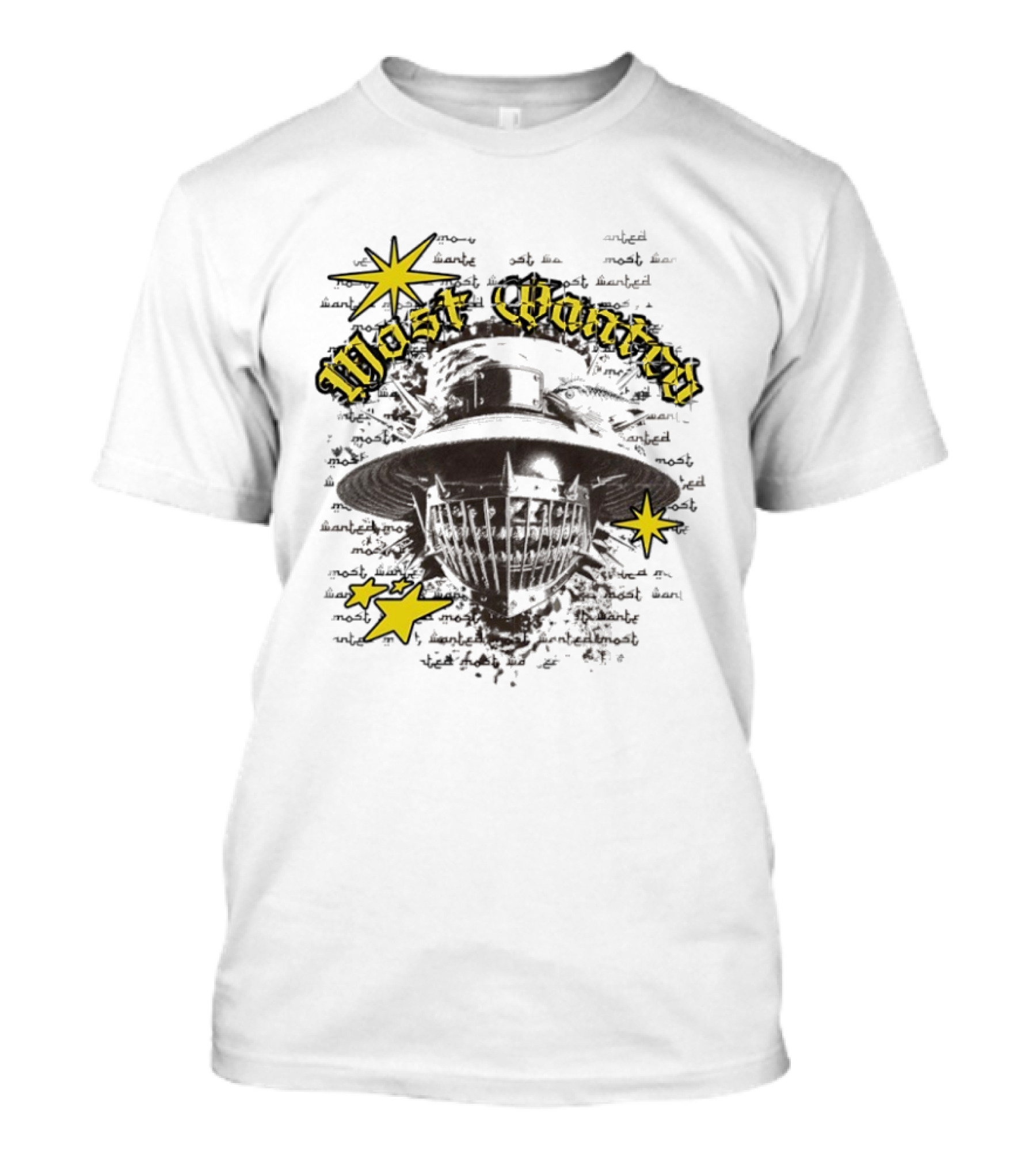 Most Wanted Horror Skeleton Cowboy Star T-Shirt