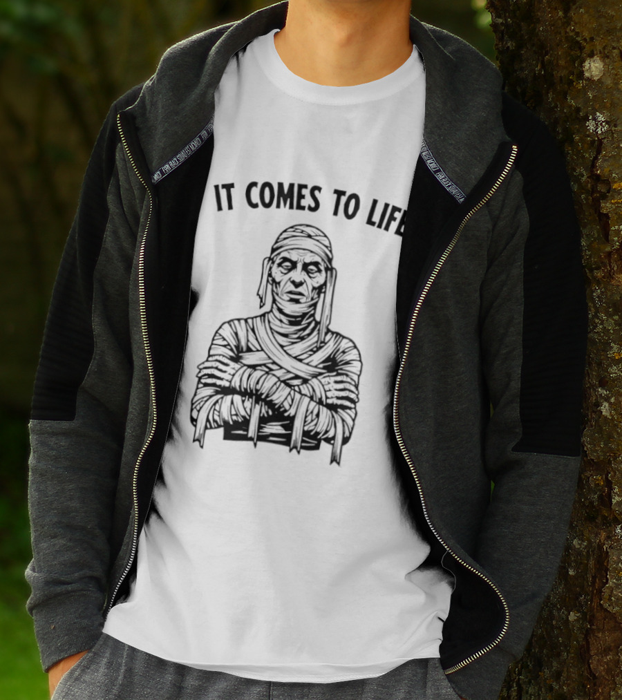 Mummy It Comes To Life Monster Frankenstein's Creature T-Shirt