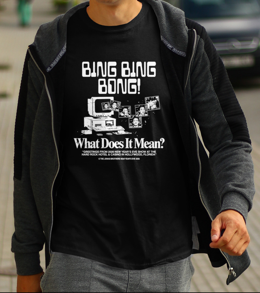 Bing Bing Bong What Does It Mean Monsters Love Scary Weird Fun Show Hollywood Florida 2026 T-Shirt