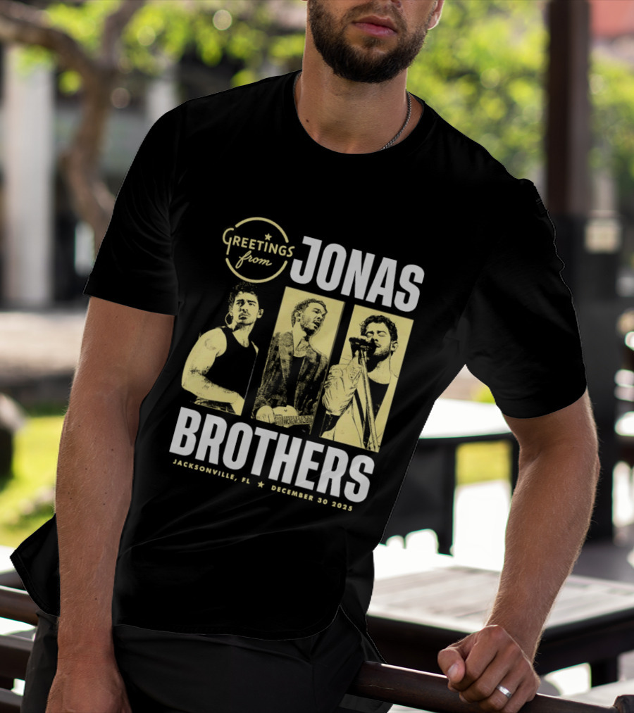 Greetings From Jonas Brothers 2025 Hershey PA December 10 T-Shirt