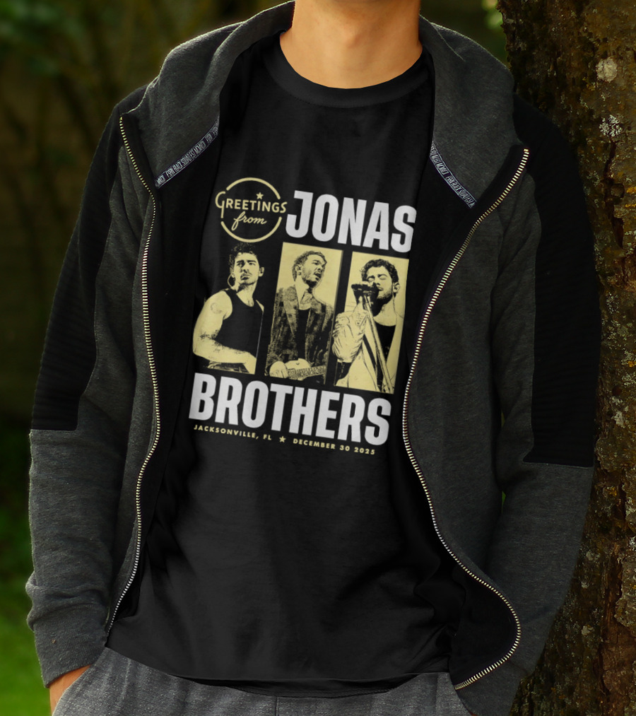 Greetings From Jonas Brothers 2025 Hershey PA December 10 T-Shirt
