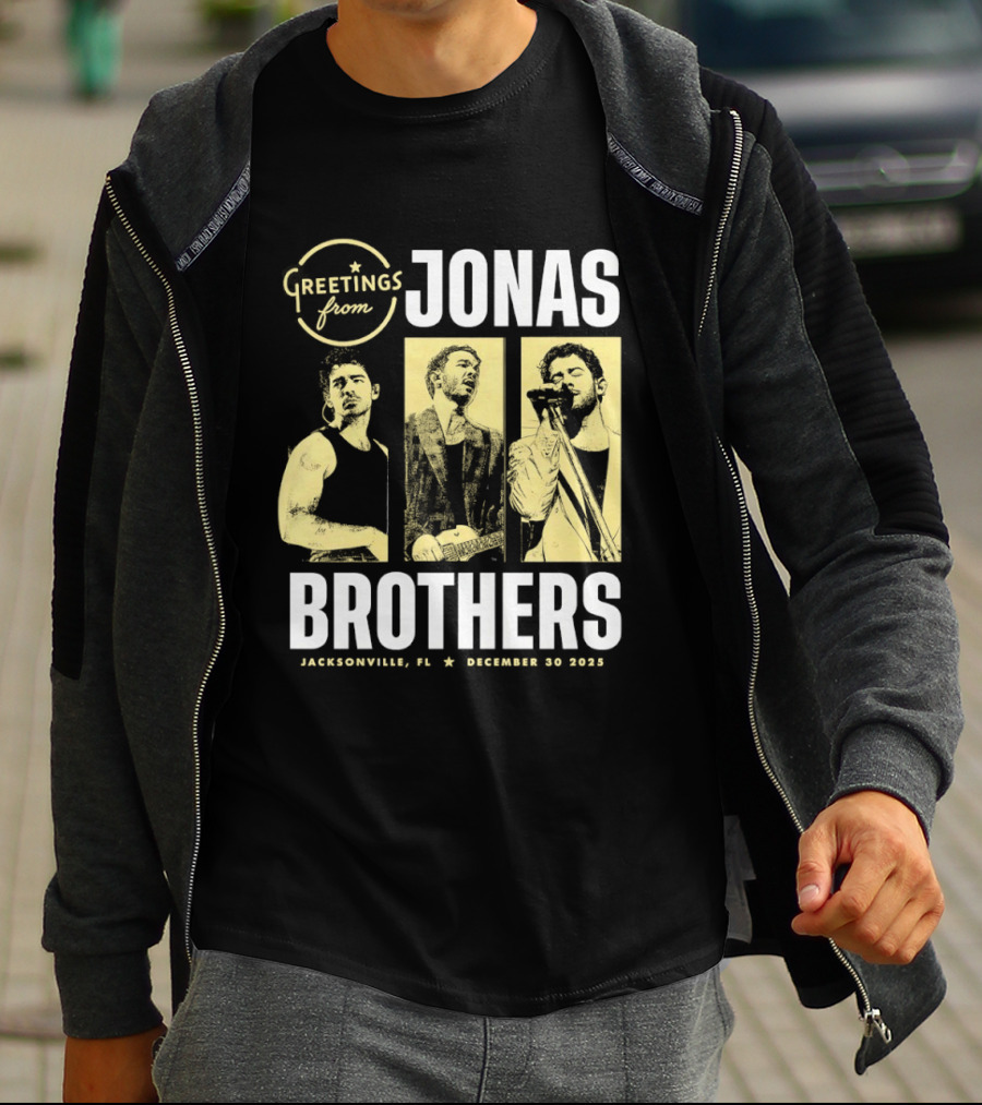 Greetings From Jonas Brothers 2025 Hershey PA December 10 T-Shirt