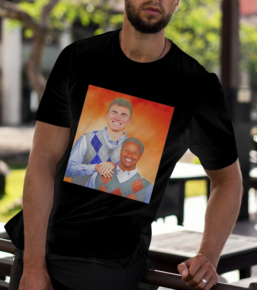 Bo Nix Courtland Sutton Step Brothers Denver Broncos NFL T-Shirt