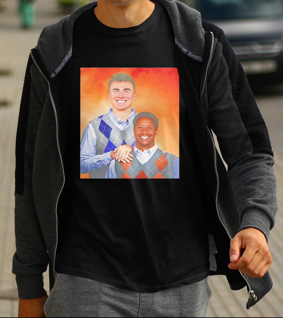 Bo Nix Courtland Sutton Step Brothers Denver Broncos NFL T-Shirt