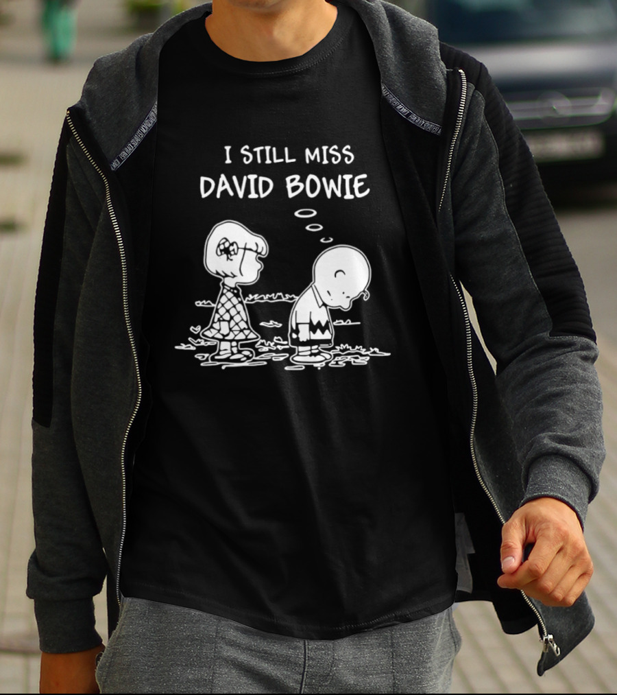 Charlie Brown I Still Miss David Bowie Peanuts Snoopy Nostalgia T-Shirt