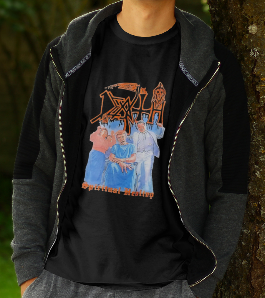 Death Spiritual Healing Album Cover Artwork By Ed Repka T-Shirt