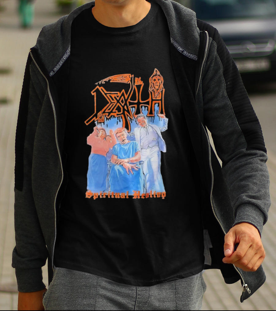 Death Spiritual Healing Album Cover Artwork By Ed Repka T-Shirt