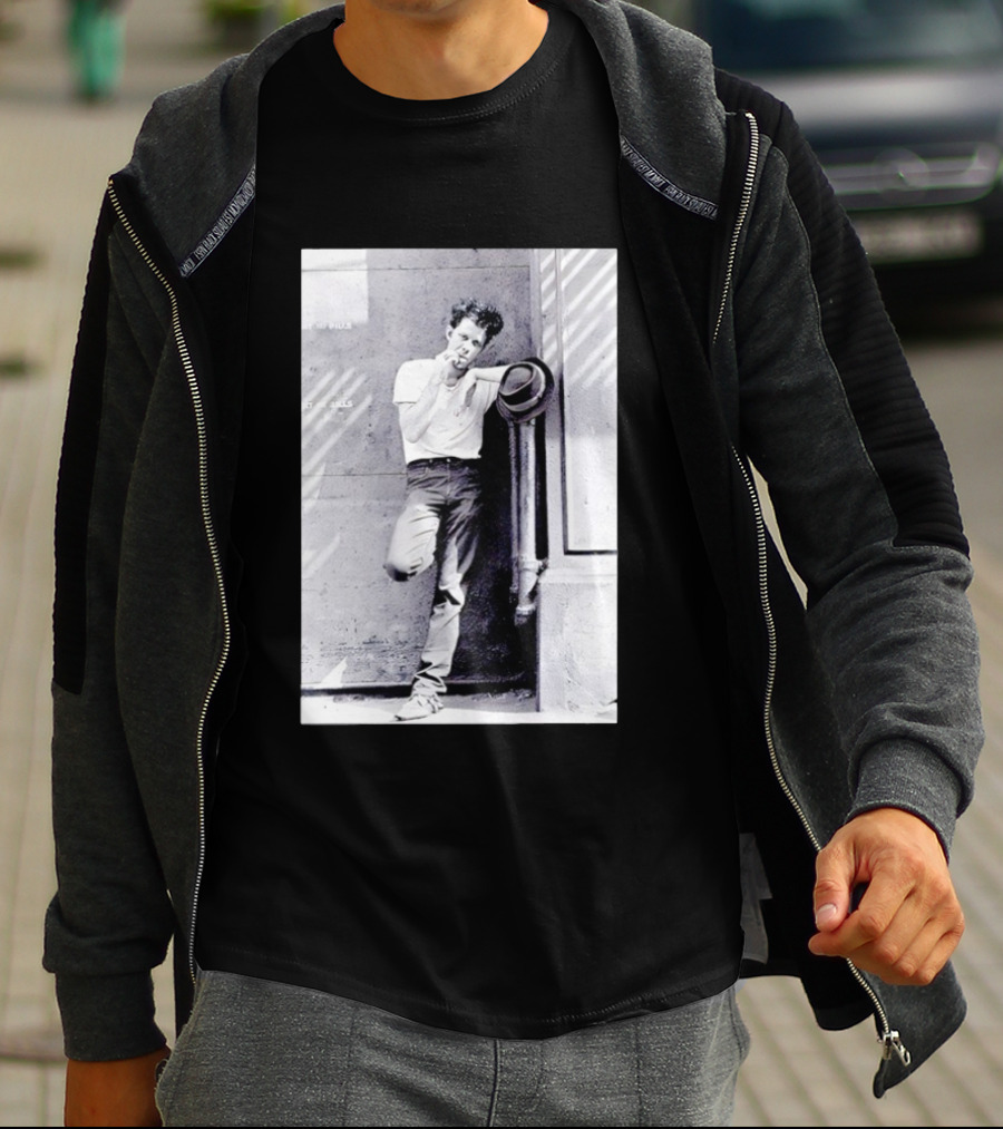 Robin Buckley Tom Waits Smoking Pose T-Shirt