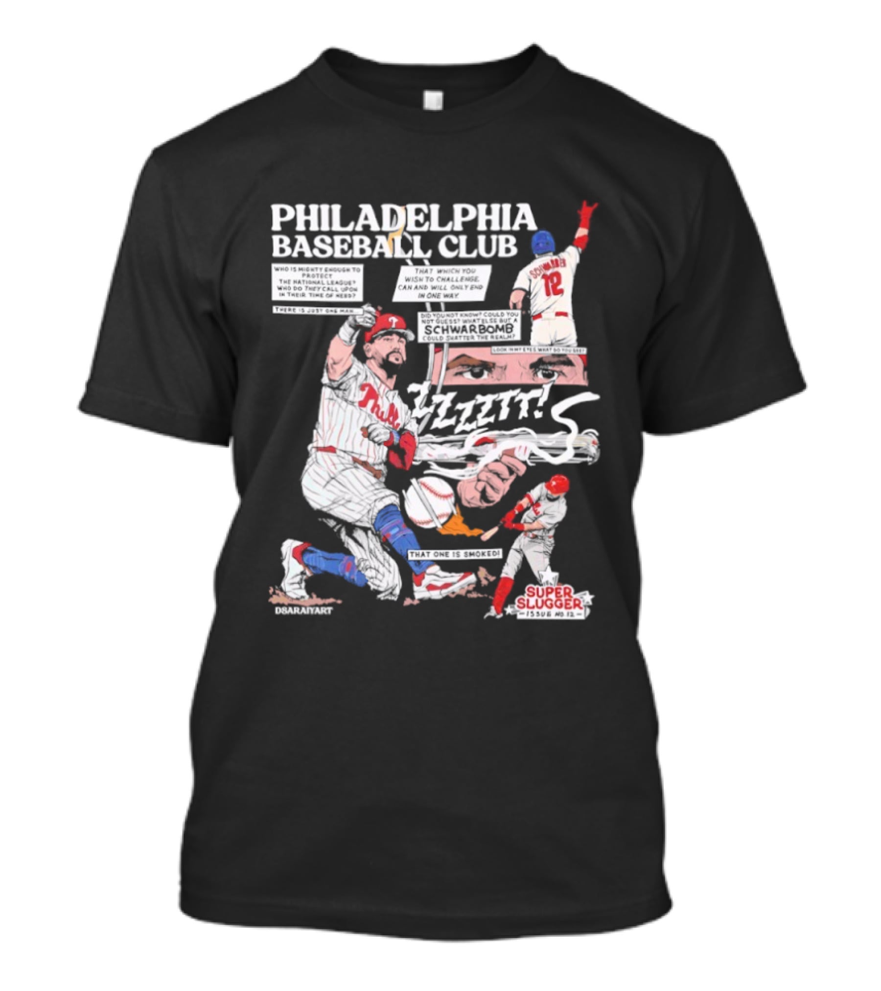 Philadelphia Baseball Club Schwarbomb Super Slugger T-Shirt