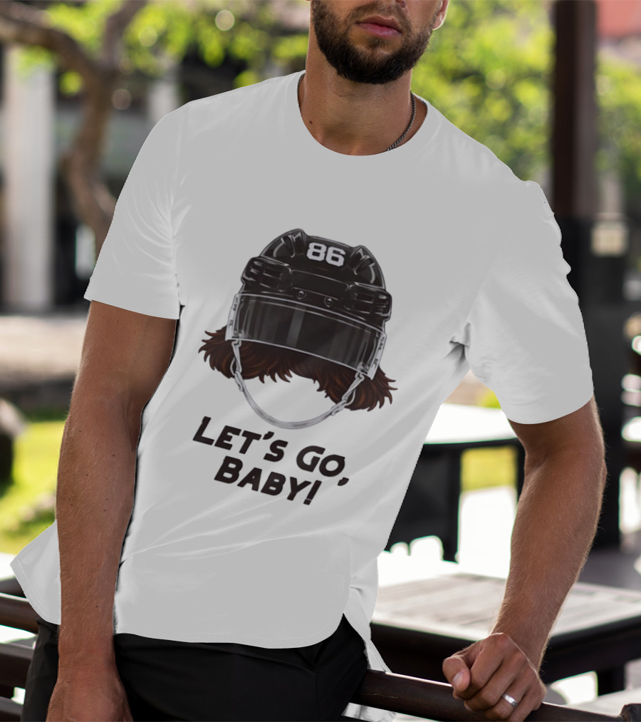 Jack Hughes Let’s Go Baby New Jersey Devils Hockey T-Shirt