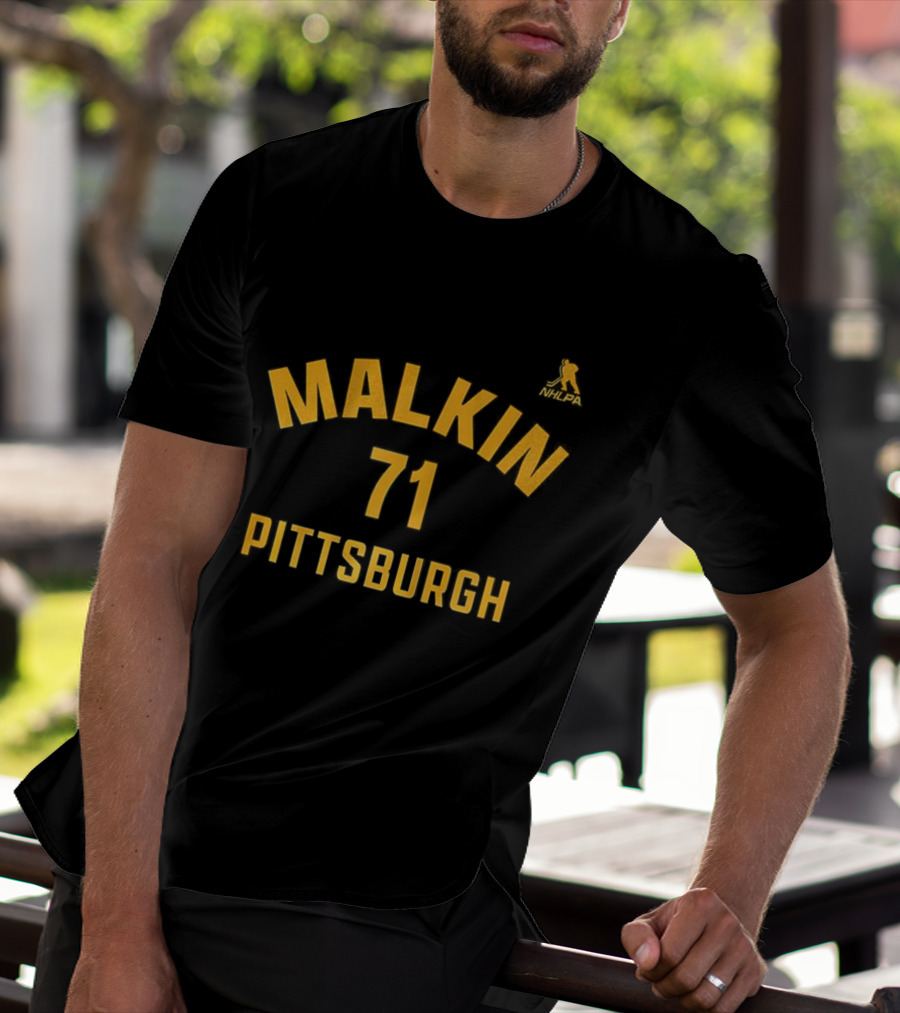 Malkin 71 Pittsburgh Penguins Ice Hockey Fan Gear T-Shirt