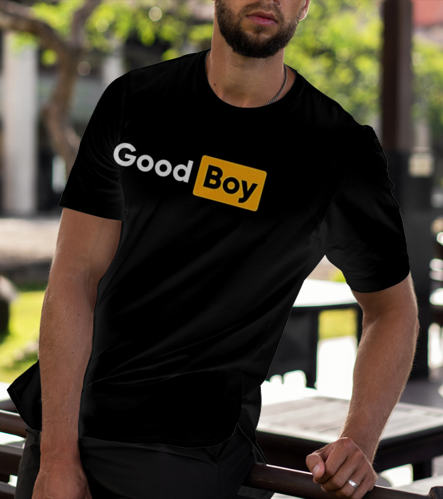 Good Boy Parody Block T-Shirt
