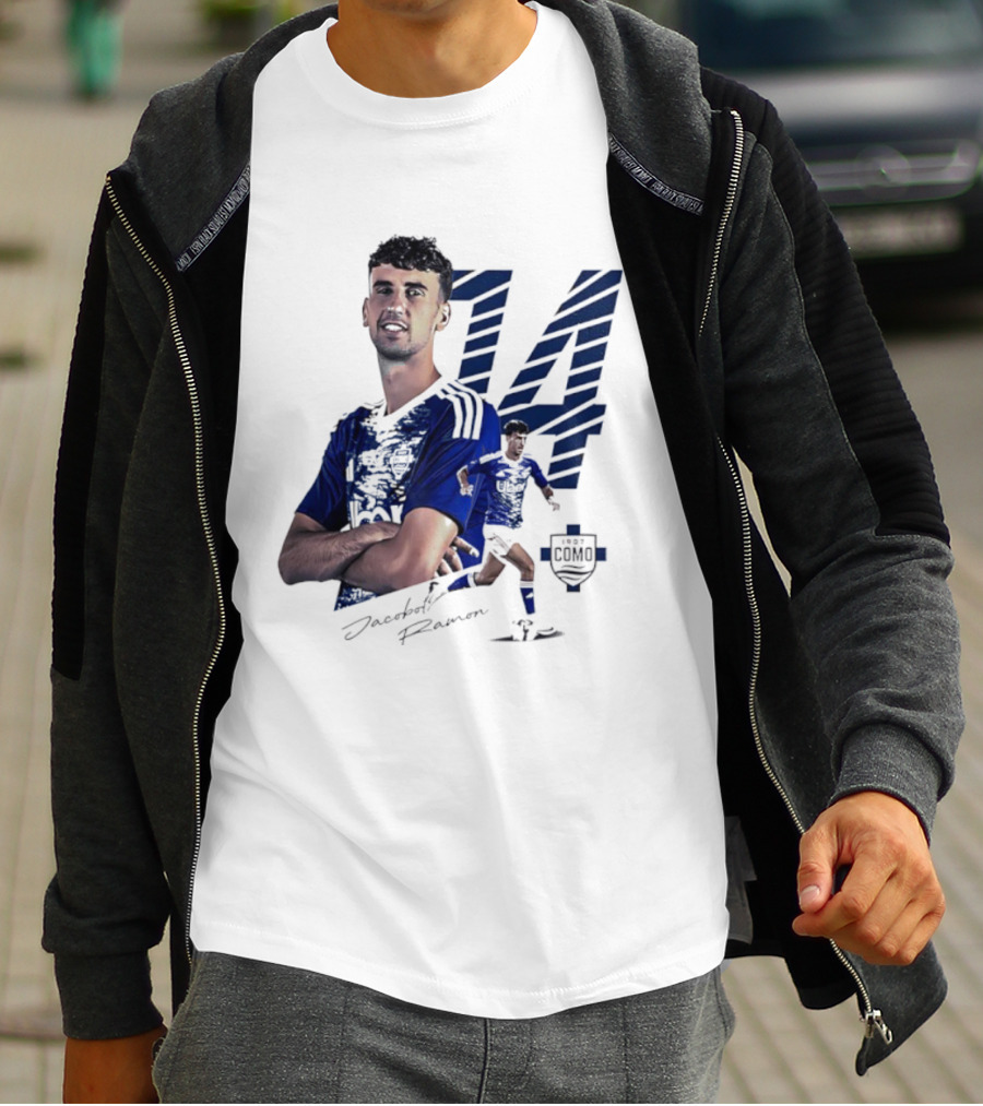 Jacobo Ramon 14 Como 1907 Players Collection Signature T-Shirt