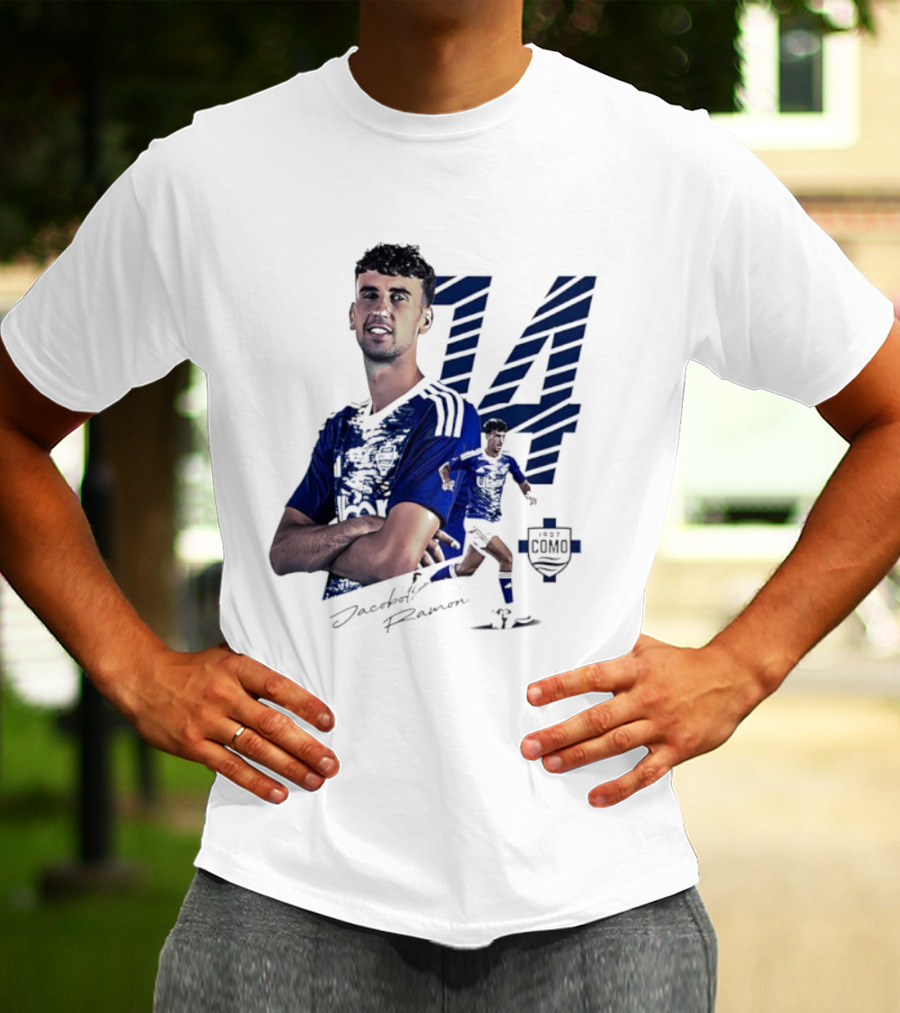 Jacobo Ramon 14 Como 1907 Players Collection Signature T-Shirt