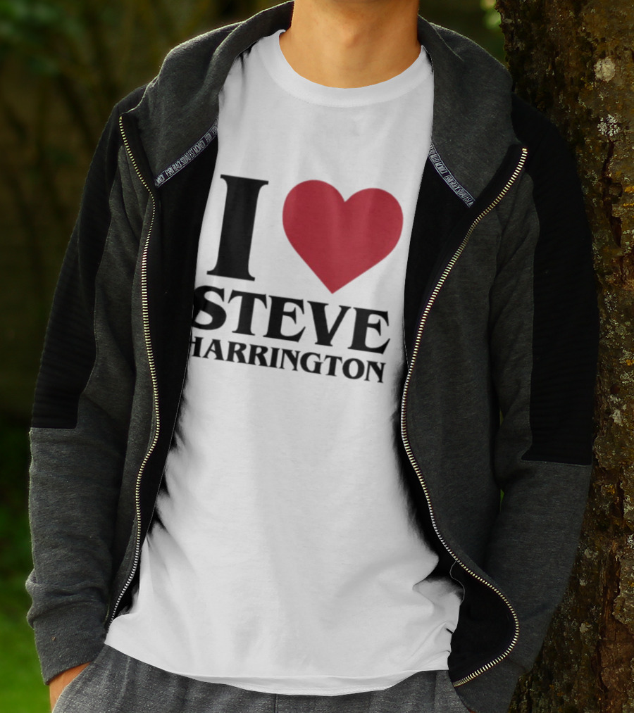 I Love Steve Harrington Heart Stranger Things T-Shirt
