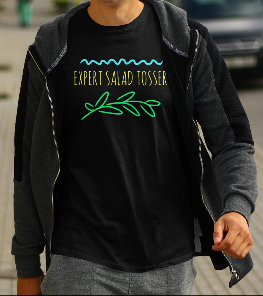 Expert Salad Tosser Wave Leaf T-Shirt