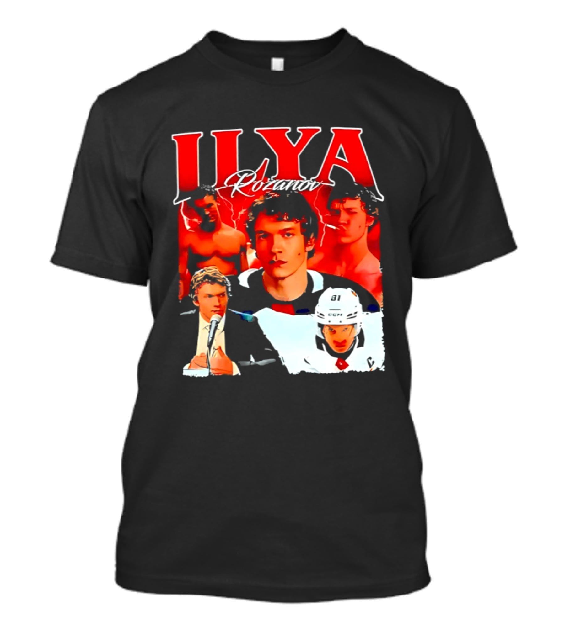 Ilya Rozanov Rivalry 90s Iconic Hockey Star T-Shirt