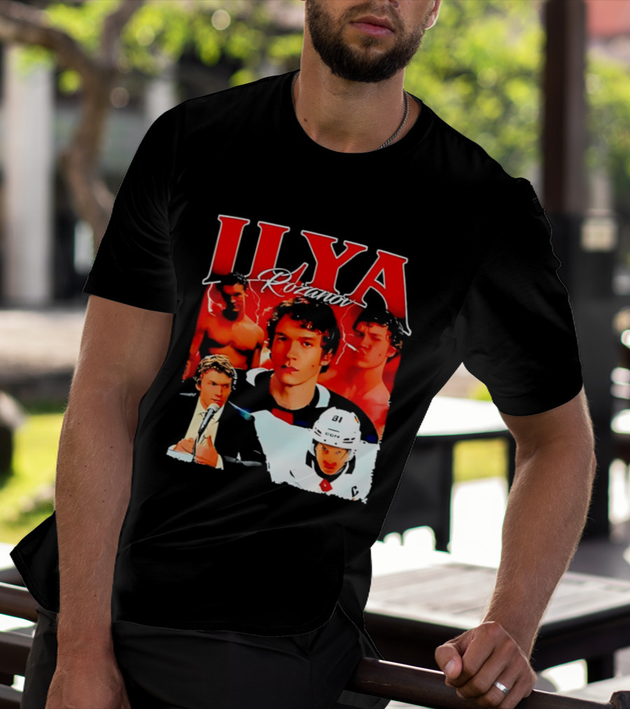 Ilya Rozanov Rivalry 90s Iconic Hockey Star T-Shirt