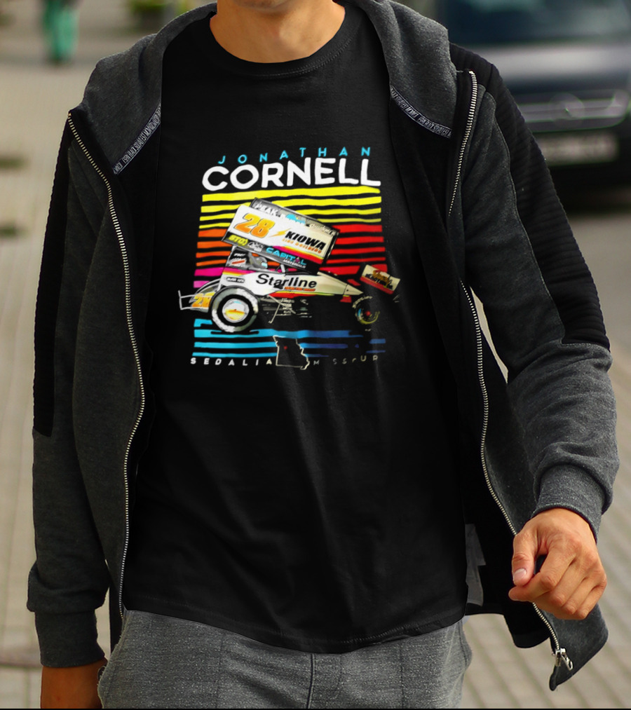 Jonathan Cornell Sedalia Missouri Kiowa Starline Car T-Shirt