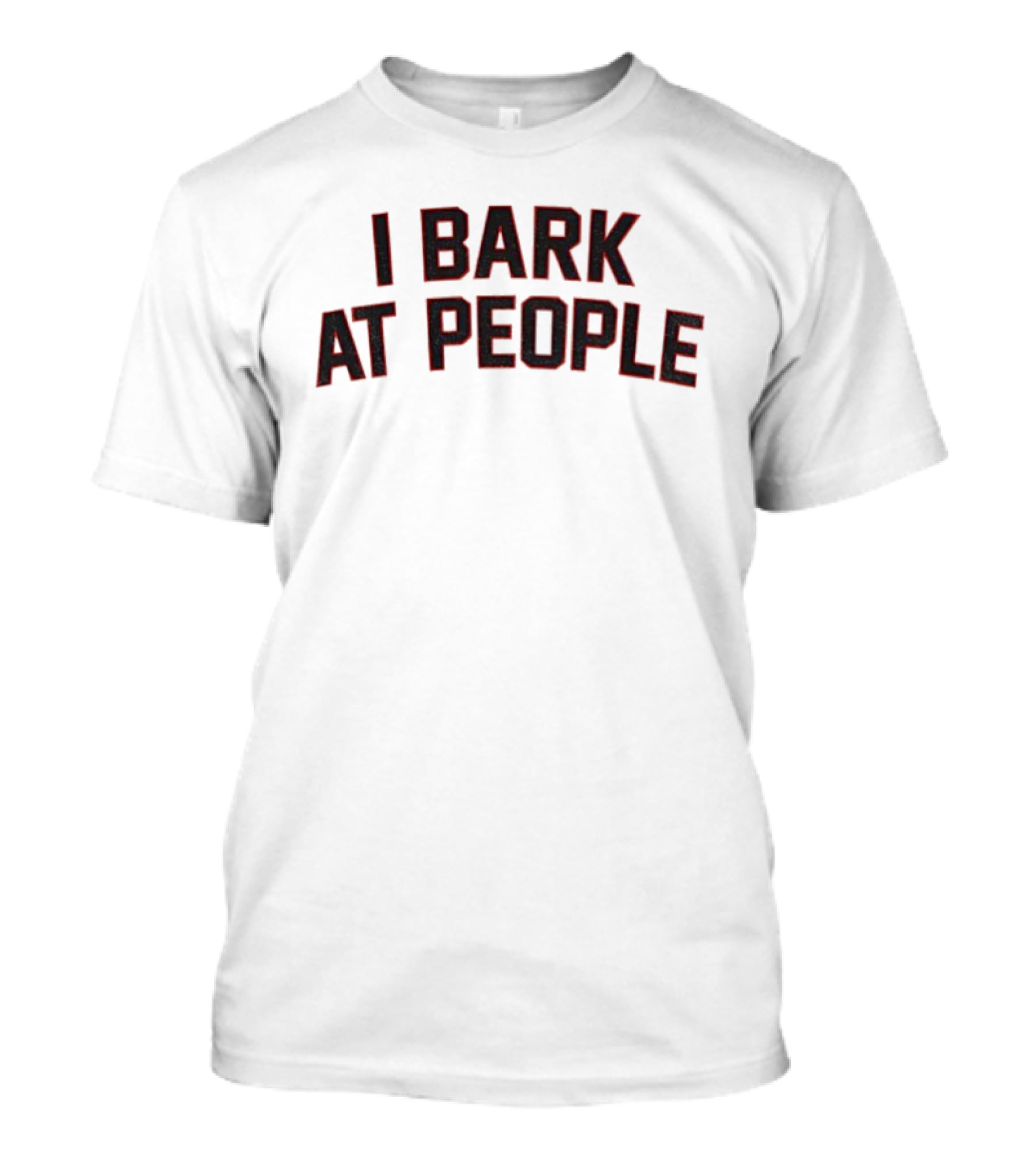 I Bark At People Georgia Bulldogs Fan T-Shirt