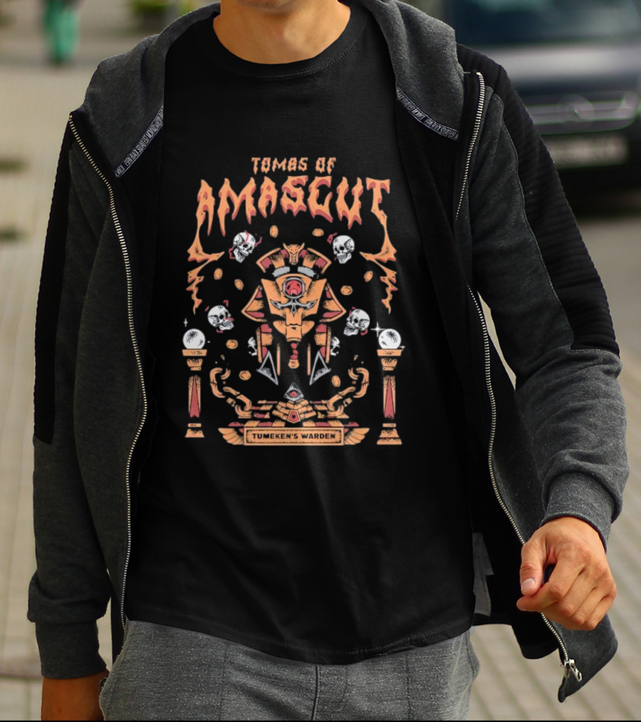 Tombs Of Amascut Tumeken's Warden Skulls And Ancient Symbols T-Shirt