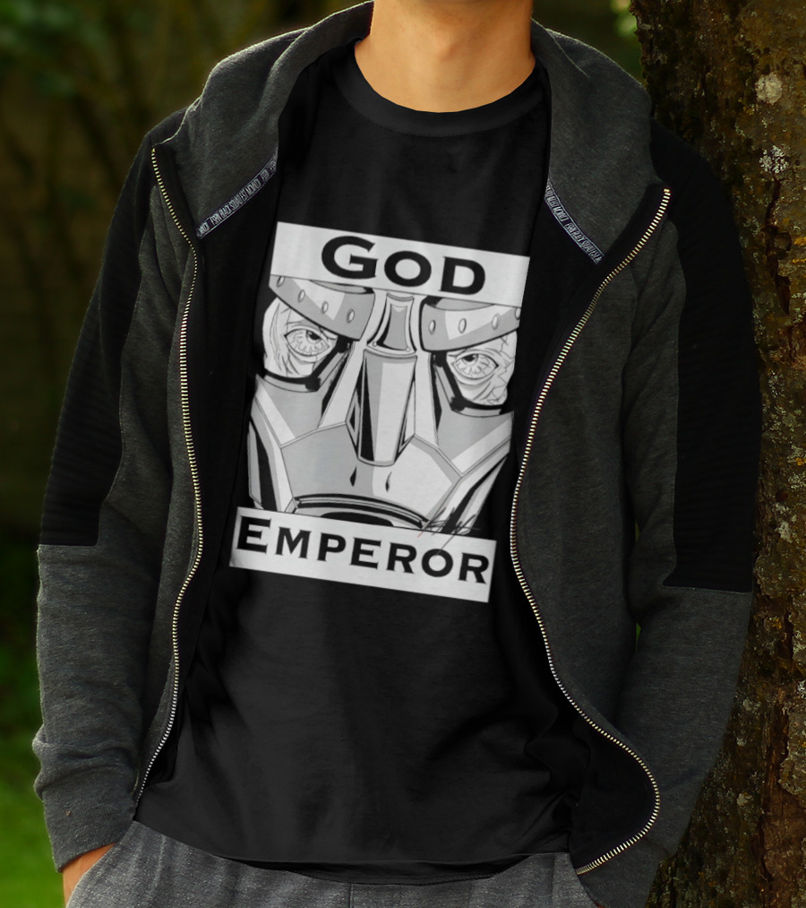God Emperor Masked Face Robot Armor T-Shirt