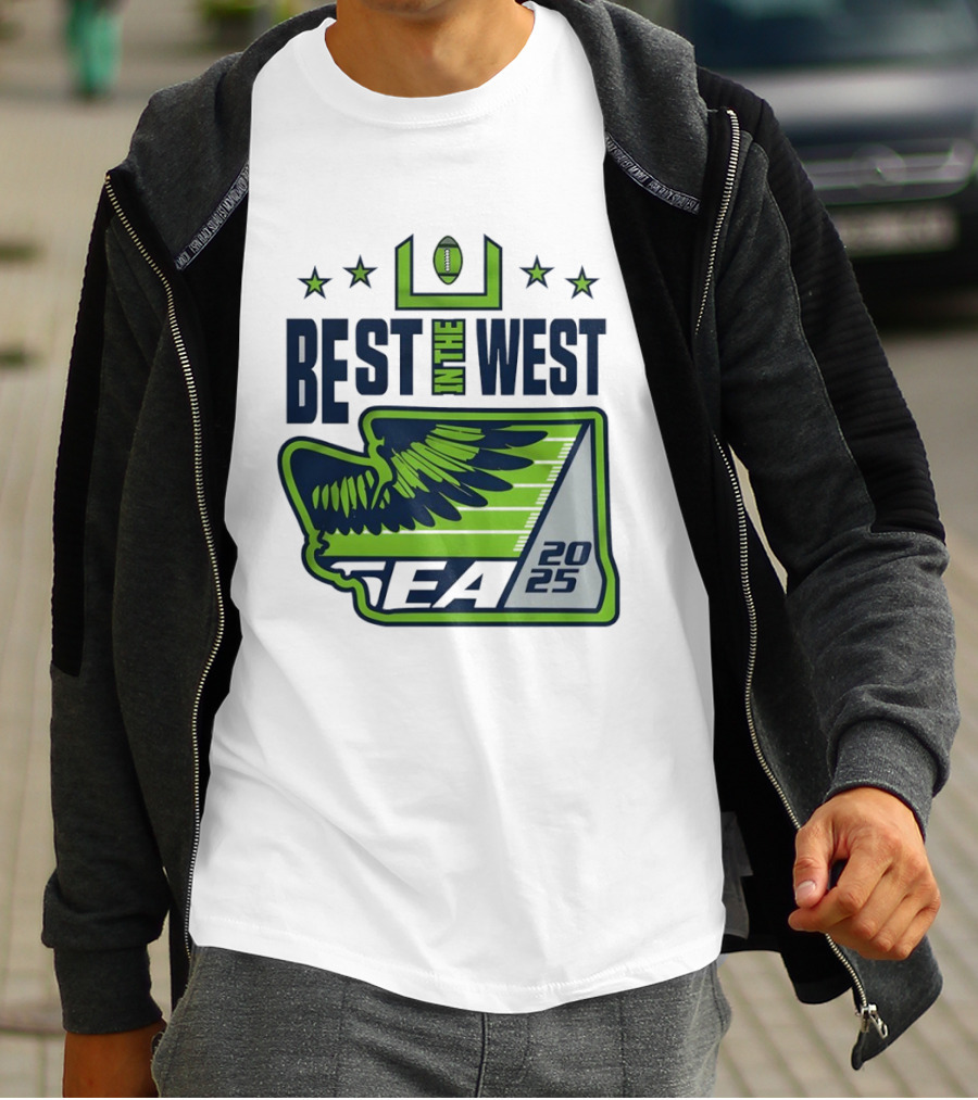 Seattle Seahawks Best In The West 2025 NFC Champions T-Shirt