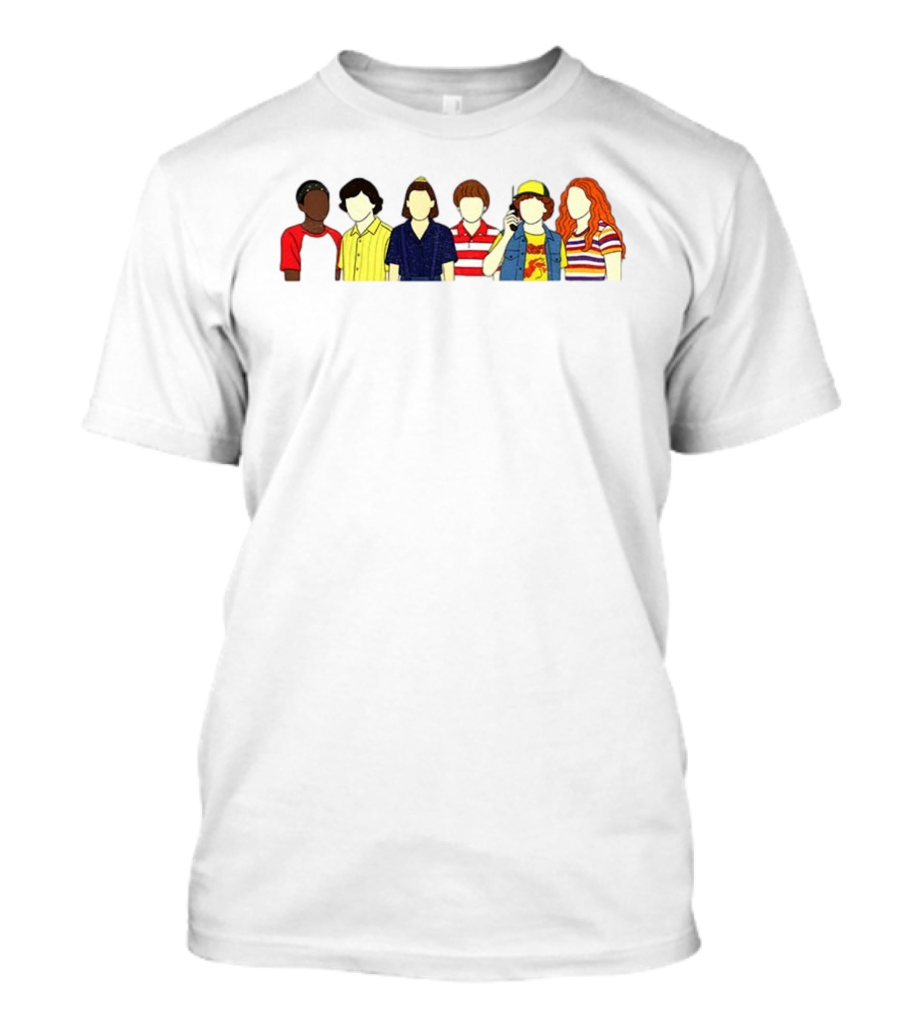 Stranger Things Season 3 Iconic Character Outfits 80s Fashion T-Shirt