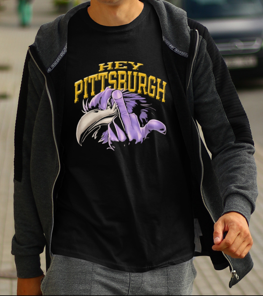 Hey Pittsburgh Steelers Ravens Iconic Rivalry T-Shirt