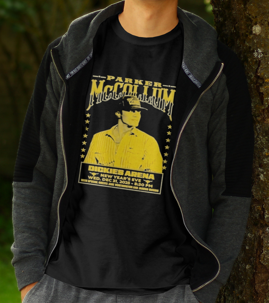Parker McCollum 12.31.2025 Dickies Arena New Year's Eve Concert Event Stars T-Shirt