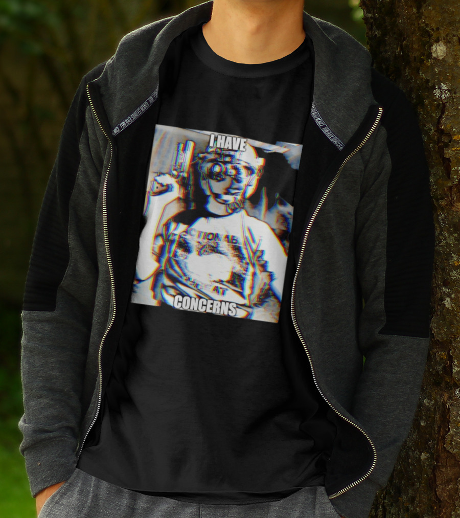 I Have Concerns Actionable Threat Optical Gear Gun Holder T-Shirt