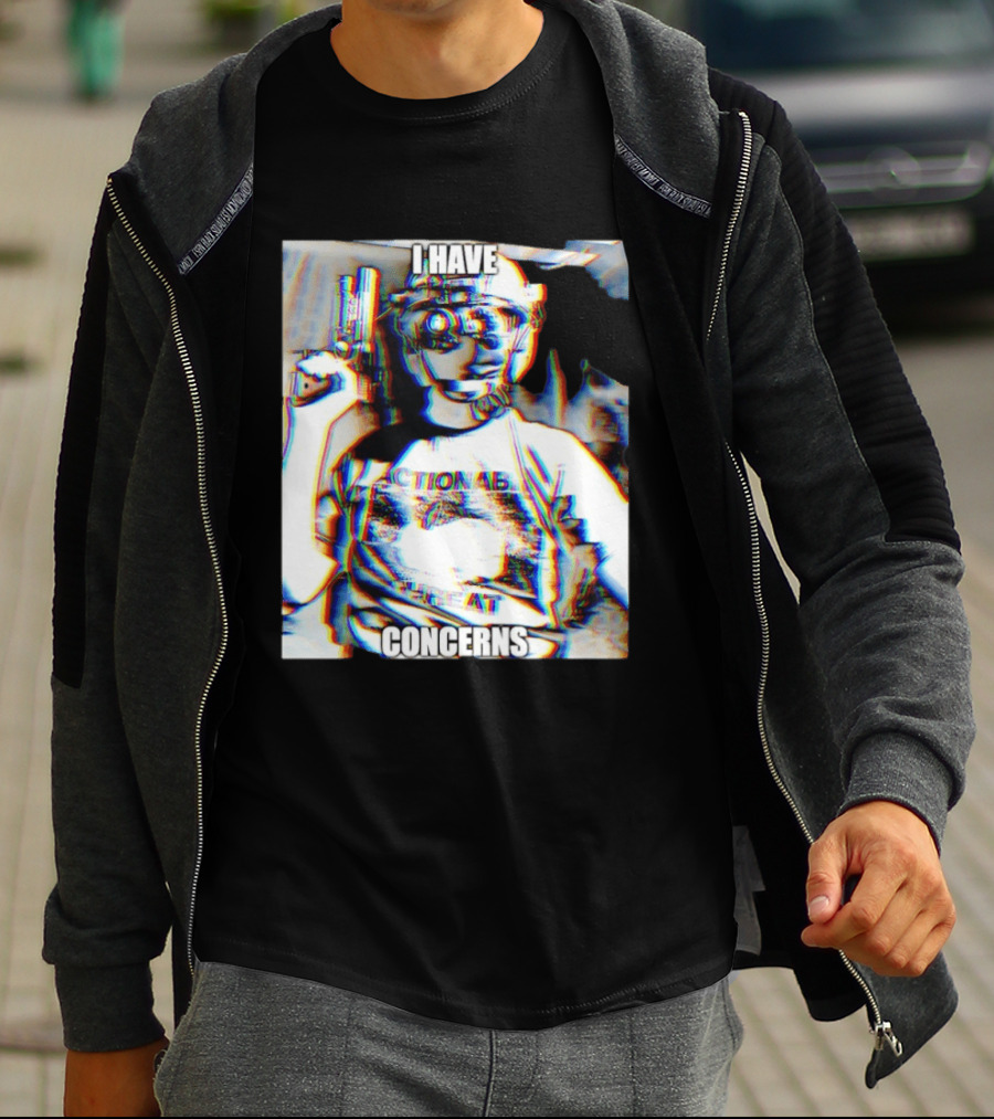 I Have Concerns Actionable Threat Optical Gear Gun Holder T-Shirt
