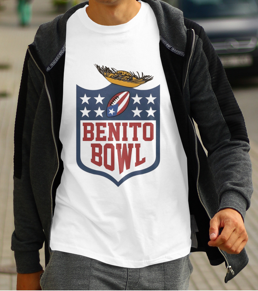 Benito Bowl Bad Bunny Puerto Rico LIX NFL Football 2026 T-Shirt