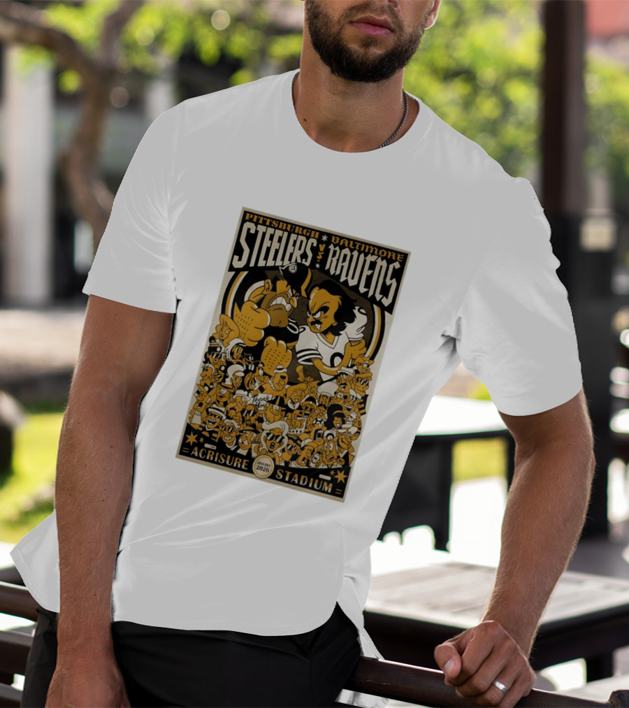 Pittsburgh Steelers Vs Baltimore Ravens January 2026 Acrisure Stadium T-Shirt