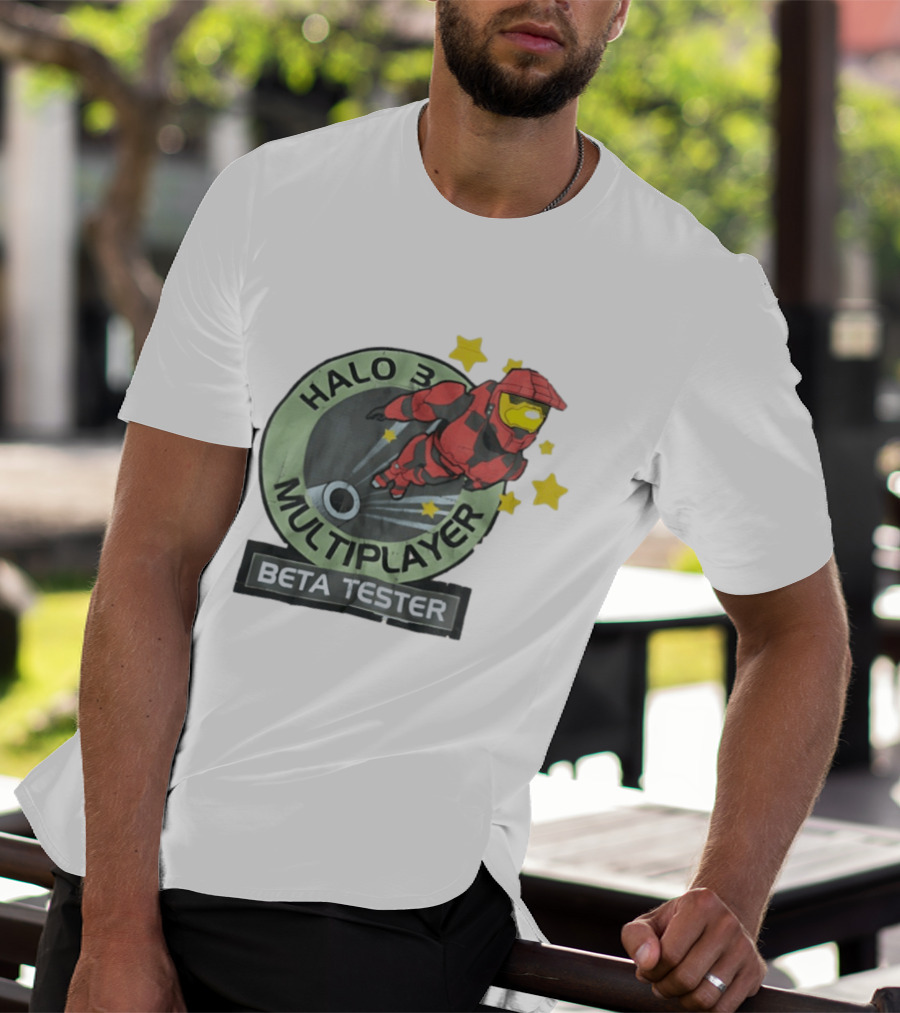 Halo 3 Multiplayer Beta Tester Exclusive Red Spartan T-Shirt