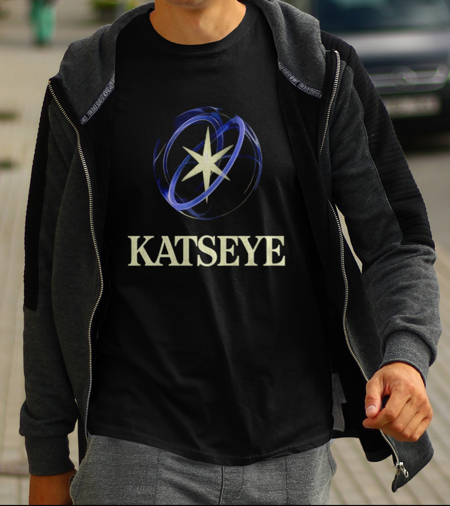 Katseye Band Idea Concert Wear Black Orb Star T-Shirt